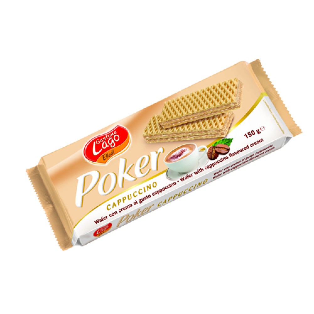 لاجو ويفر كابتشينو 150غم 16 حبة