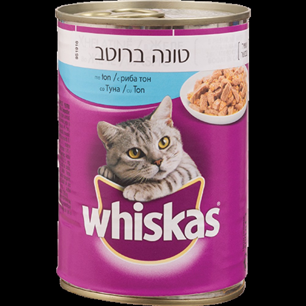 اكل قطط ويسكاس تونة علب 400غم 24 علبة