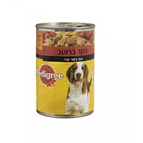 اكل كلاب بدجري لحمة علب 400غم 24 علبة