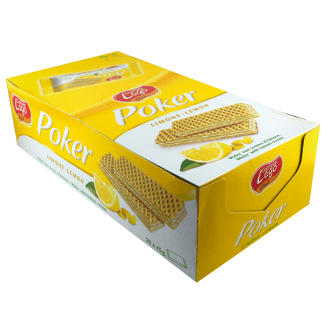 لاجو ويفر ليمون 45غم 20 حبة