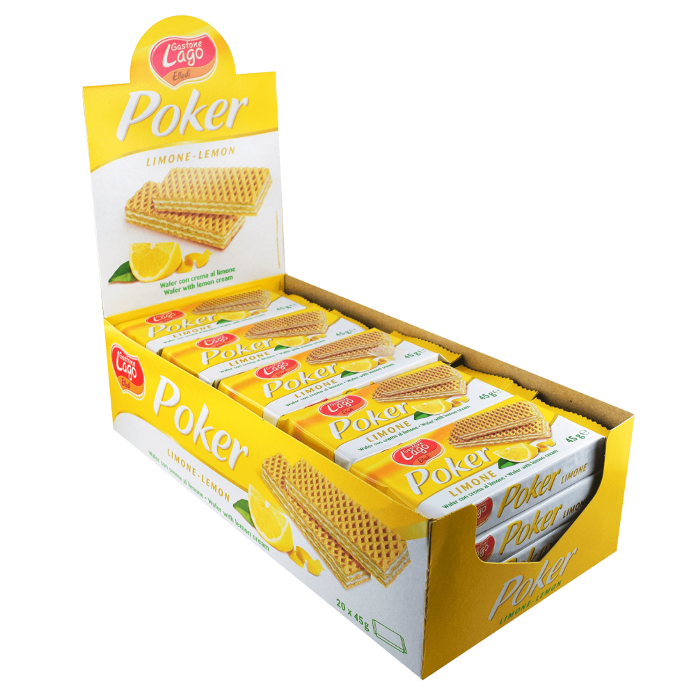 لاجو ويفر ليمون 45غم 20 حبة