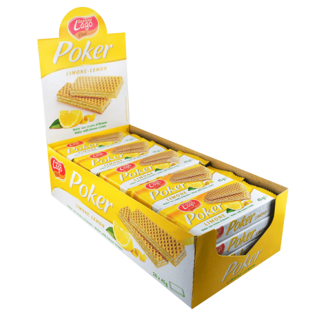 لاجو ويفر ليمون 45غم 20 حبة