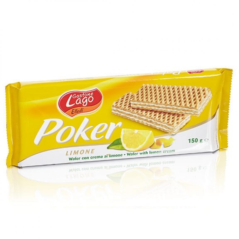 لاجو ويفر ليمون 150غم 16 حبة